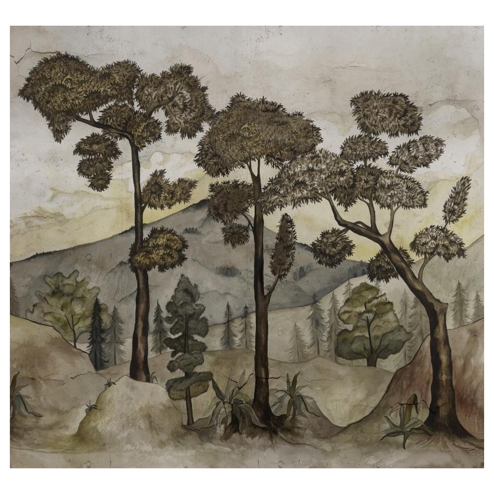 MURAL COORDONNE RANDOM CHINO TAKLAMAKAN MARRON