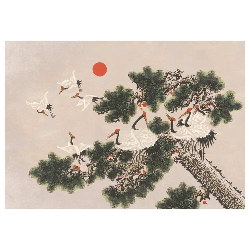 MURAL COORDONNE RANDOM CHINO UKIYO ROSA