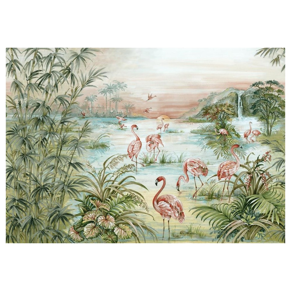 MURAL COORDONNE RANDOM CHINO ROSEUS MULTICOLOR