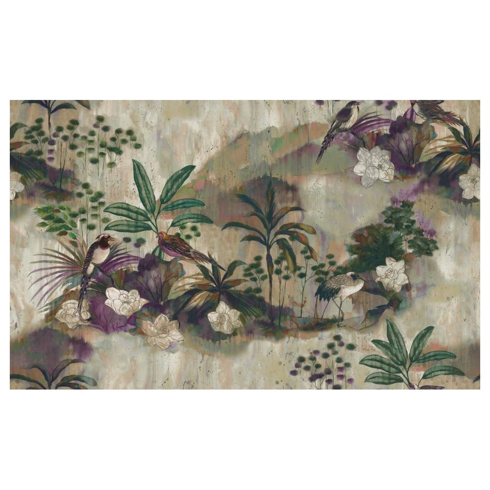 PAPEL PINTADO COORDONNE RANDOM CHINO NARA VER/LILA