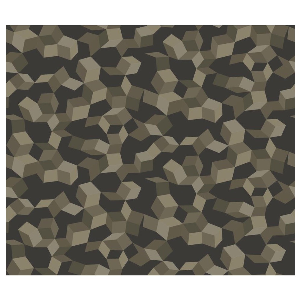 PAPEL PINTADO COLE & SON CURIO INGOT PLATA/NEG