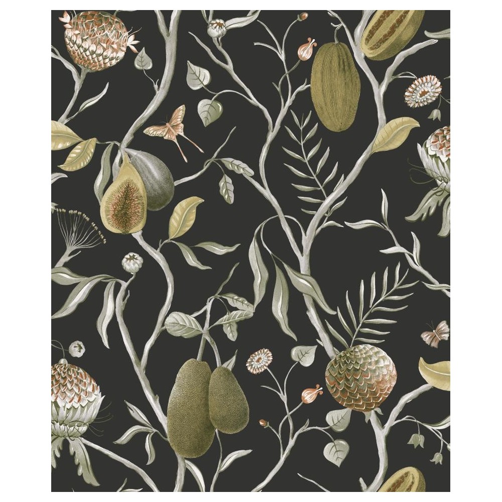 PAPEL PINTADO KHROMA CABINET PAPAYA KOMBOU NEG